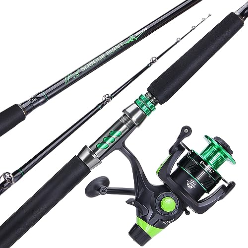 Sougayilang Spinning Fishing Combo Catfish Fishing Rod and Reel,Comfortable EVA Non-Slip Grips,Aluminum Reel Seat and Size...