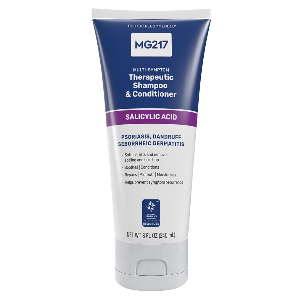 MG217 Psoriasis Scalp Solutions, Shampoo + Conditioner, 8 Ounce (5603)