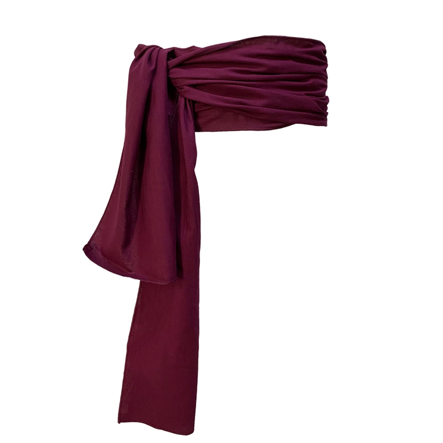 Gamusi Pirate Waist Sash - Medieval Renaissance Jack Belt Captain Props (Wine-red)