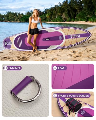DAMA 11'*34"*6" Stand Up Paddle Board, Inflatable Paddle Board,Inflatable Paddle Boards for Adults w/a Wide, Smooth and No...