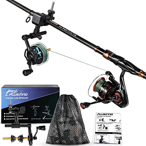 PLUSINNO Fishing Line Spooler For Fishing Reels, Fishing Gear And Equipment Gift For men With Unwinding Function Versatile...