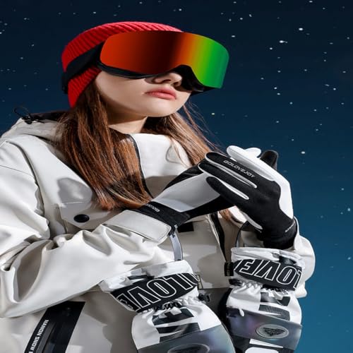 Winter Waterproof Ski Snow Warm Gloves for Women Men Windproof Cold Weather for Cycling Sports Outdoor Daily Work