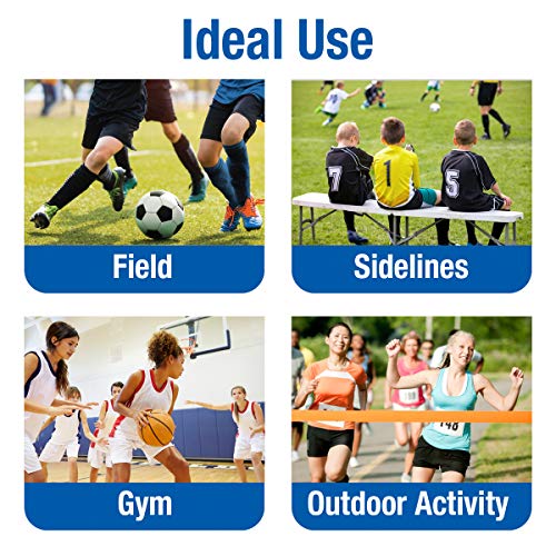 24/7 First Aid Coaches' First Aid Kit, Sports First Aid Kit Duffel Bag for Basketball, Baseball, Football, Volleyball, and...