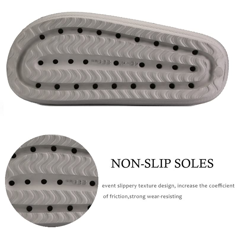 rosyclo Cloud Slippers for Women and Men Massage Thick Sole Non-Slip Shower Slippers Bathroom Super Soft Comfy House Cloud...