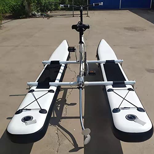 SUP Water Bike, Water Bike Inflatable Kayak Bikeboat for Lake, Water Bikes with Paddle Board Waterbike for Lake Pedal Bicy...