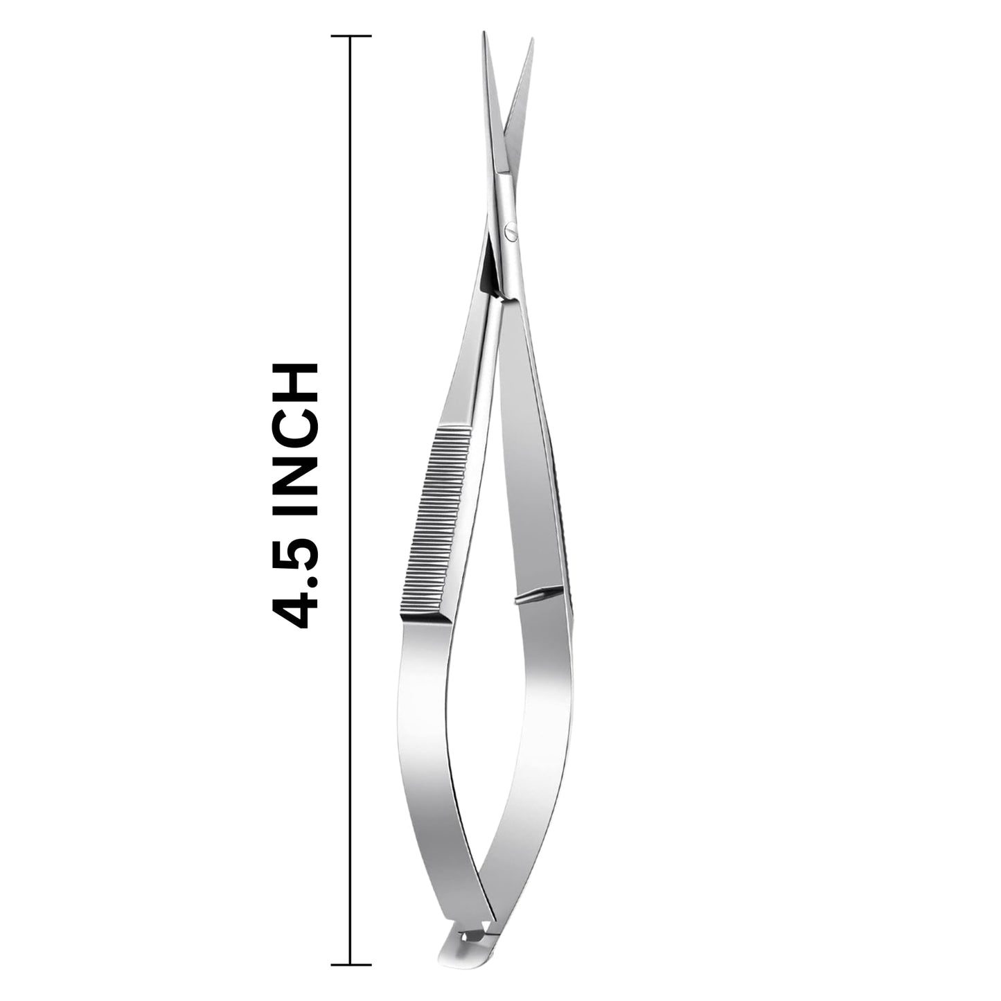 Professional Eye Brow -Micro Scissors 4.5 Straight Castroviejo stitch cutting embroidery spring action extra sharp for ENT-EYE-S