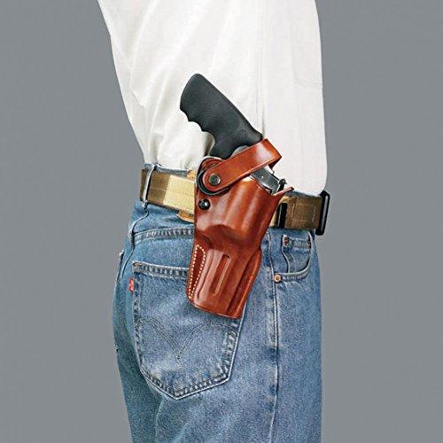 GALCO - Dual Action Outdoorsman Strongside/Crossdraw Belt Holster for S&W X FR 460 5", Right Hand (Tan)(DAO190)