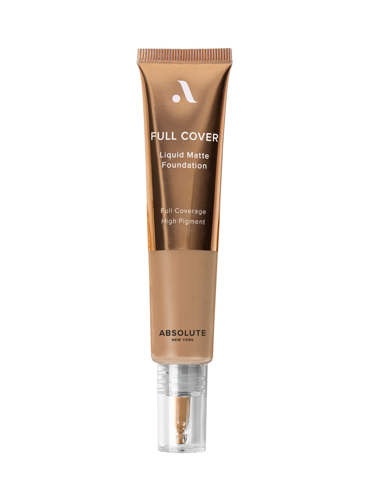 Absolute New York MFFD07 Full Cover Liquid Matte Foundation; Creamy Oil Free Formula with Dropper Tip; Natural Matte Finish