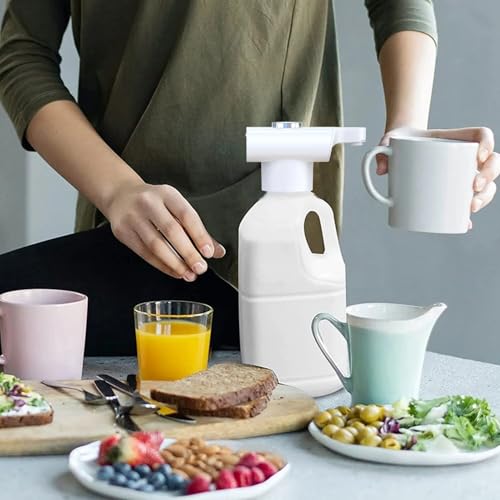 Automatic Drink Dispenser, Milk Dispenserfor Fridge Gallon, USB Rechargeable Food-Grade Touchless Beverage Dispenser-Elect...