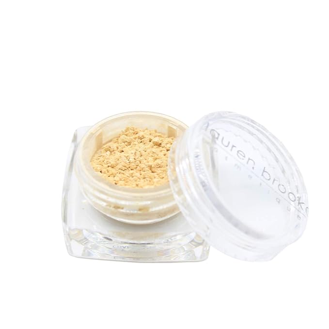 Lauren Brooke Cosmetiques Natural Powder Eye Color, Organic Eyeshadow Makeup (Champagne (Shimmer))