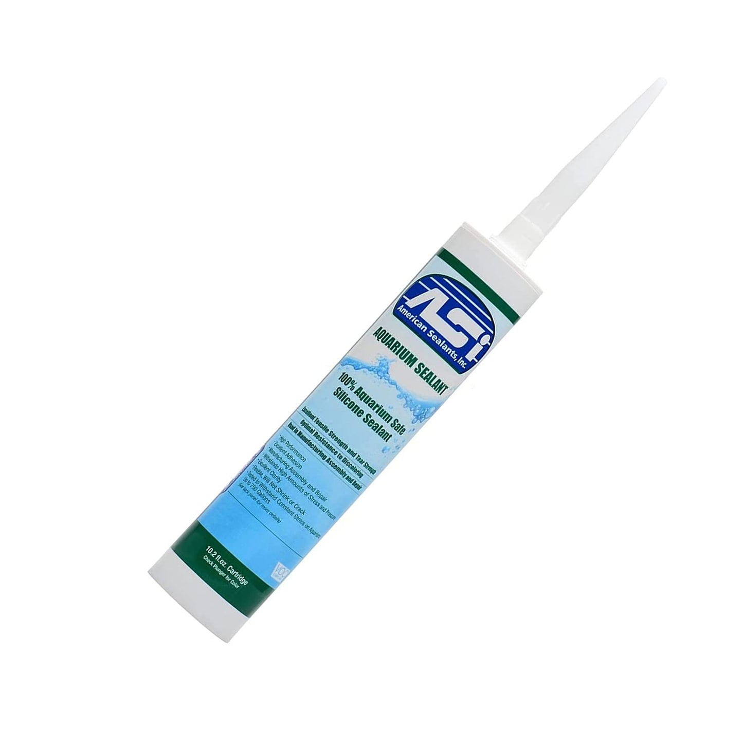 Clear Aquarium Silicone Sealant - 10.2 Fluid oz Cartridge