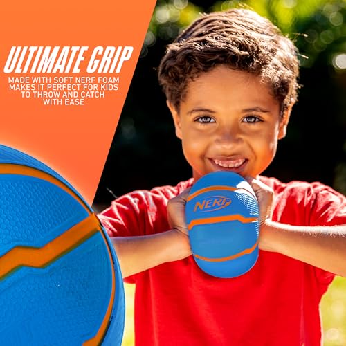 Nerf Mini Foam Sports Ball Set - Foam Football, Soccer Ball + Basketball Set Soft Foam Sports Set for Kids