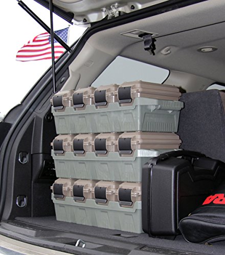 MTM AC4C 4- can Ammo Crate, Convenient size, Stackable, easy carry and transport of 30 caliber ammo, Rugged tactical carry...