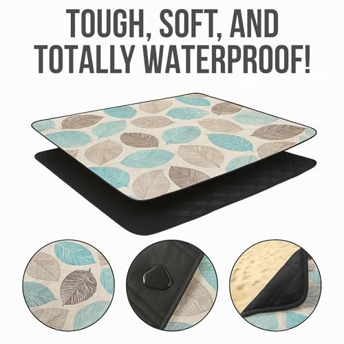 High Stream Gear Picnic Blanket Waterproof Foldable – 2-in-1 Picnic Mat and Bag, Large Outdoor Beach Mat, Compact & Portab...