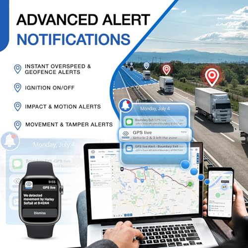REWIRE SECURITY DB2-4G GPS Tracker for Vehicles – Real-Time Vehicle Tracking Device for Car, Van, Motorhome | Easy Battery...