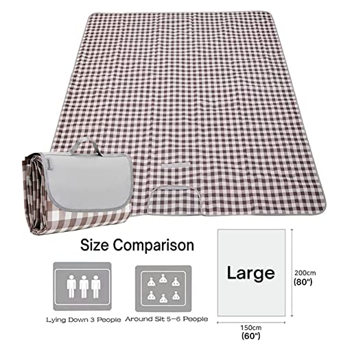 K Y KANGYUN Outdoor Picnic Blanket, Extra Large Beach Blankets, Foldable Lightweight Waterproof Sand Mat, Picnic Blanket 8...