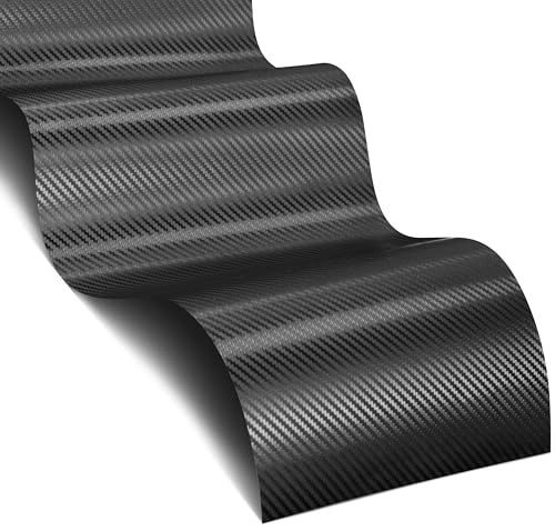 VViViD XPO Black Carbon Fiber 5ft x 1ft 8yr Car Wrap Vinyl Roll with Air Release
