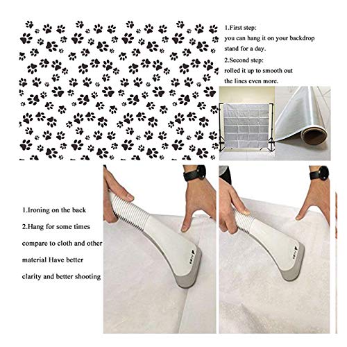 Cartoons Puppy Dog Paw Theme Photography Backdrops Kids Boys Birthday Party Banner Photo Background Newborn Baby Shower Ca...