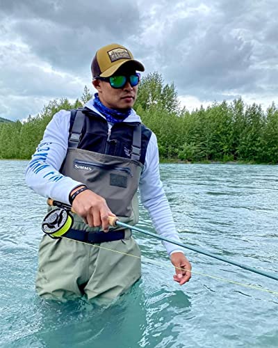 Southern Fin Apparel Performance Fishing Hoodie Shirt for Men Women UPF UV 50+ Lightweight With Hood