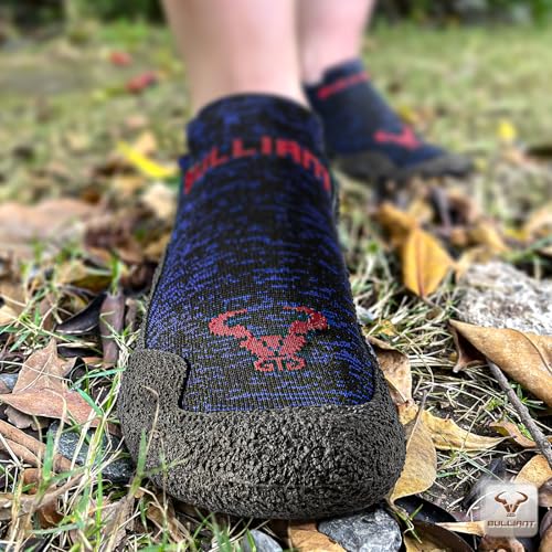 BULLIANT Men Slipper Socks,Grip Socks Hiking Water Shoes Barefoot Shoes for Outdoor Walking Exercises