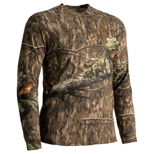 SCENTBLOCKER Scent Blocker Fused Cotton Lightweight Long-Sleeve Shirt, Camo Hunting Clothes