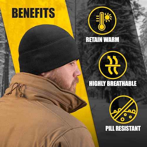 M-Tac Polartec Micro Series Fleece - Tactical Beanie Hat Watch Cap Skull Cap