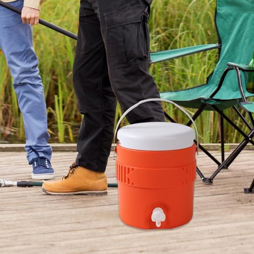 1 Gallon Portable Sports Cooler Water Beverage Dispenser, Insulated Drink Cooler Dispenser With Spout, Portable Handwashin...