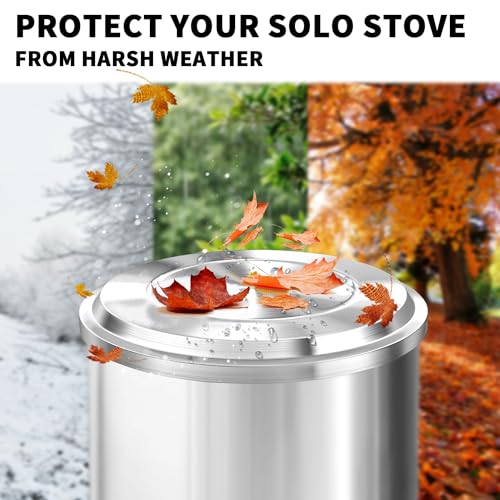 Pariplus Lid for Solo Stove Yukon - 27 Inch Stainless Steel Fire Pit Lid Cover for Solo Stove Yukon, Fire Pit Accessories ...