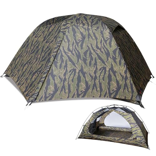 Hill Zero Camping Tent CAMO Backpacking Tent, Scout Portable Ultralight 3 Season Tent Waterproof for 2 Person Hiking, Moun...
