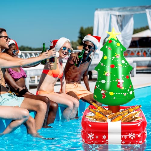 Bencailor Christmas Party Decoration Inflatable Christmas Tree Xmas Cooler Blow up Pool Birthday Party Favor Supplies Infl...