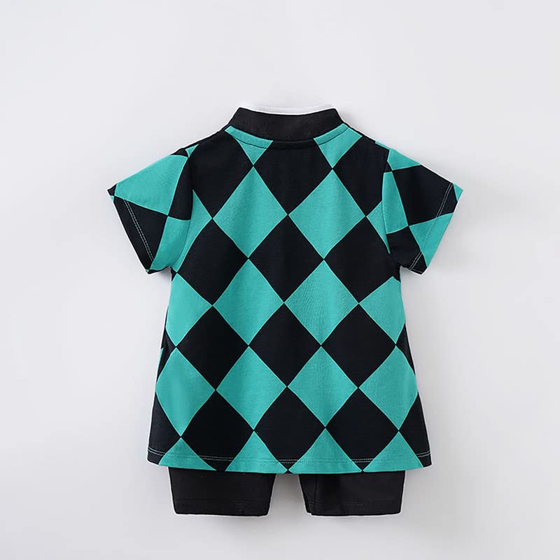 IURNXB Infant Boys Girls Cotton Short sleeves Anime Jumpsuit One Piece Toddler Romper Baby Clothes