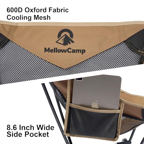 MellowCamp Camping Chair, Ultralight Folding Backpacking Hiking Chair, Compact Portable for Hiking, Camping, Backpacking, ...