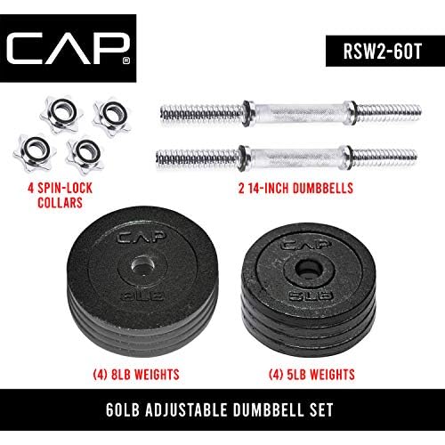 CAP Barbell Adjustable Dumbbell Weight Set | Multiple Options