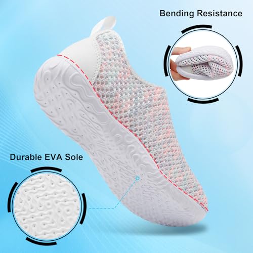 XIHALOOK Water Shoes for Women Men Quick Dry Lightweight Aqua Barefoot for Beach Swim Pool Surf Yoga Sports
