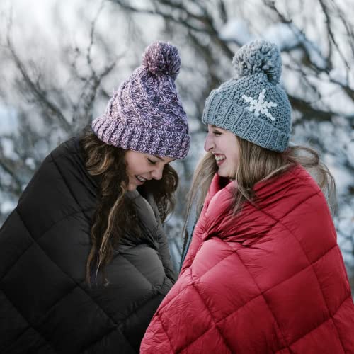 KingCamp Puffy Blankets for Cold Weather Camping, Warm Down Alternative Outdoors Indoors Quilt, Lightweight Compact Packab...