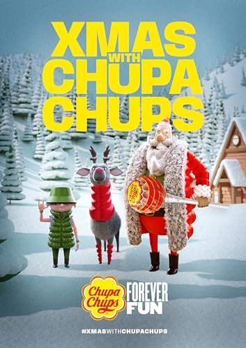 Chupa Chups XXL Trio Bubble Gum Filled Lollipops, Individially Wrapped Extra Large Suckers for Parties Concessions Classroom Office, Pack of 48