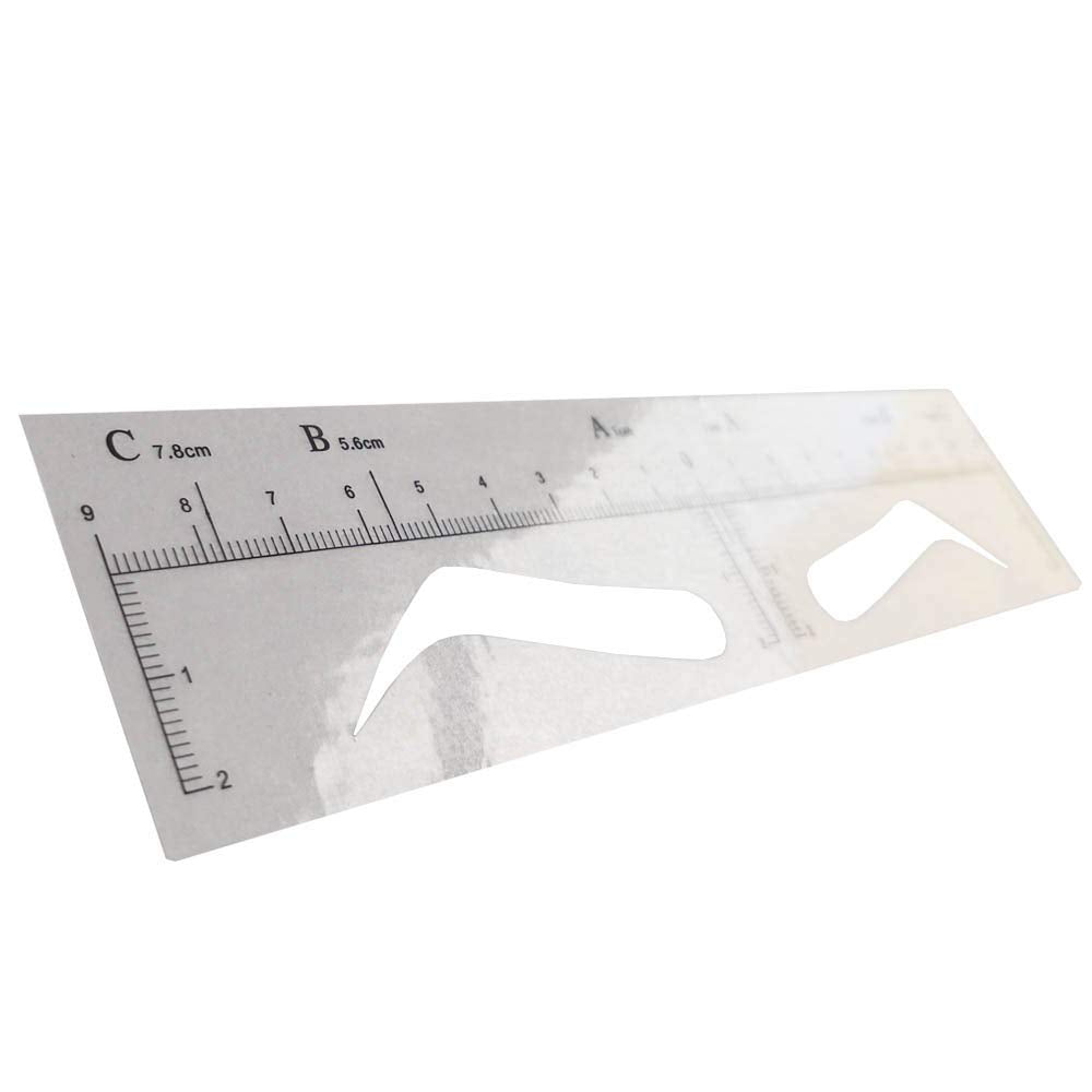 CHOOSE-IT Eyebrow Stencil Disposable Eyebrow Shaper Kit - 50PC Transparent Mapping Stickers Eyebrow Stencils For Microblading, P