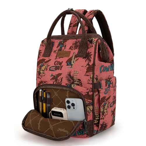 Montana West Wrangler Backpack for Women Western Casual Daypack for College Travel Work