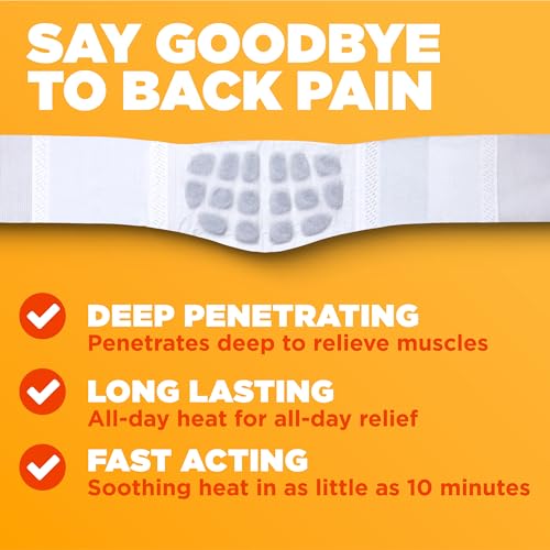ThermaCare Advanced Back & Hip HeatWraps, Long-Lasting, Disposable Heat Therapy for Lower Back Pain, Muscle Soreness, & He...