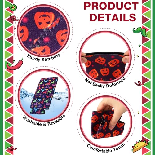 Nitial 16 Pcs Mexican Soda Cooler Sleeve Summer Neoprene Can Cover for 12 oz Beer Bottle Drink Sleeve Beverages Fiesta Par...