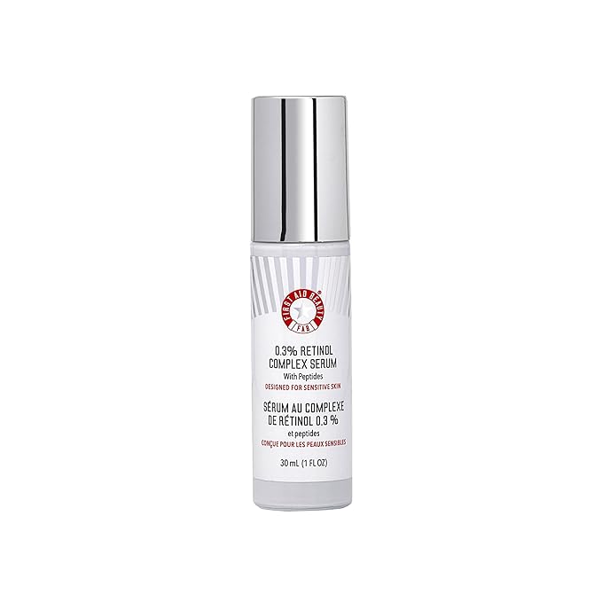 First Aid Beauty - 0.3% Retinol Complex Serum with Peptides, Designed for Sensitive Skin, Helps Visibly Improve Lines and ...