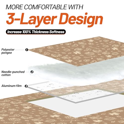 Extra Large Picnic Blanket 78" X 78" Foldable Washable Waterproof Sandproof Soft Cute Picnic Blankets Outdoor Picnic Mats ...