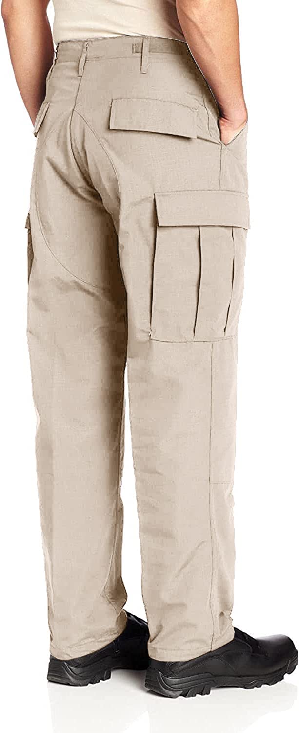 Propper Men's Standard F525025-Uniform BDU Trouser, Khaki, X-Small Regular