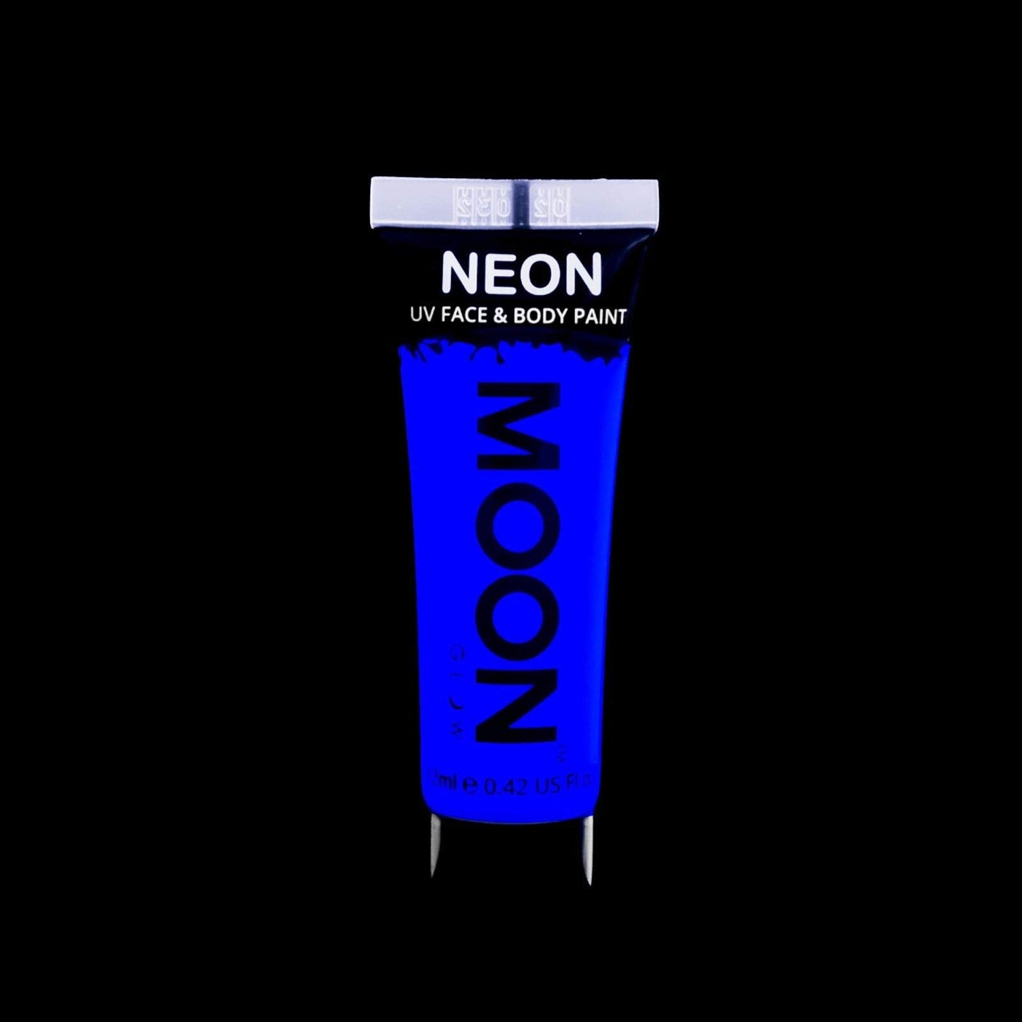 Moon Glow - 0.42oz Blacklight Neon UV Face & Body Paint - Intense Blue