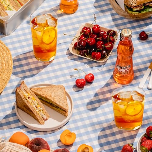 RÉΑLWÁY Acrylic Drinking Glasses Set of 6 - Clear Unbreakable Plastic Cups Reusable for Kitchen, Poolside & Patio - Shatte...