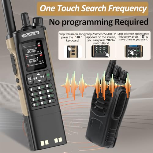 Ham Radio Baofeng DM32 DMR Radio Handheld Rechargeable Walkie Talkies Long Range DM32UV 5RM Two Way Radio NOAA Weather Rad...