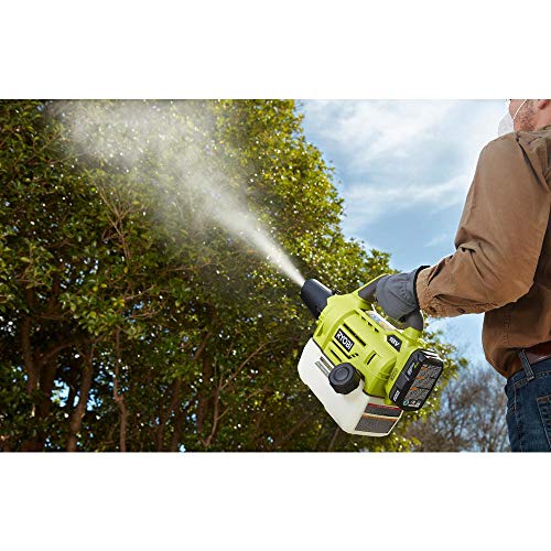RYOBI ONE+ 18-Volt Lithium-Ion Cordless Mister with 2.0 Ah Battery and Charger Included Green