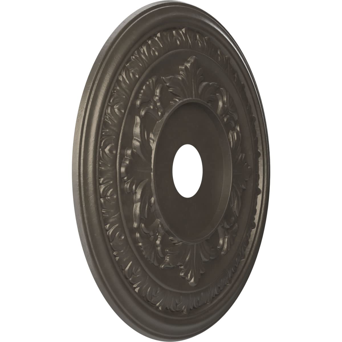 Ekena Millwork Cmp22Badst Baltimore Thermoformed Pvc Ceiling Medallion (Fits Canopies Up To 7 3/4), 22Od X 3 1/2Id X 1P, Univers