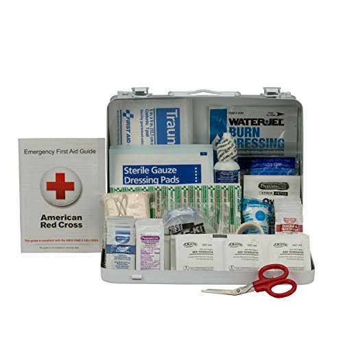 First Aid Only 90560 Bulk ANSI A 25-Person Emergency First Aid Kit for Office, Home, and Construction, 89 Pieces