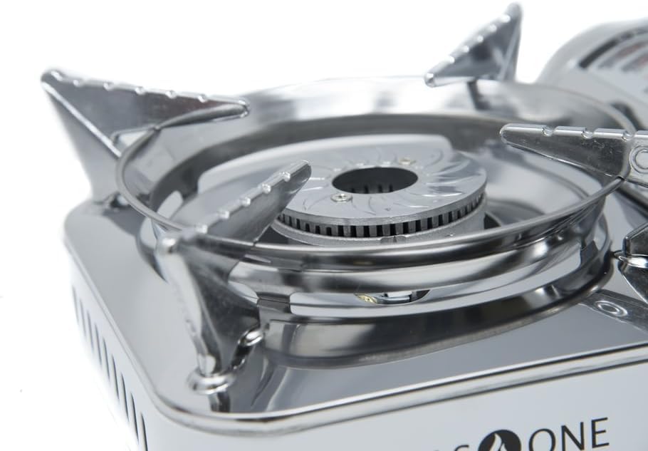 GasOne Emergency Gear Camping Mini Butane Portable Gas Stove with Carrying Case